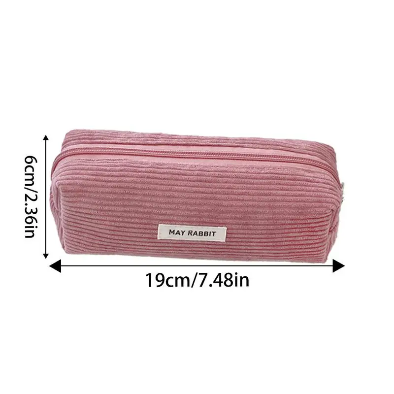 حقيبة أقلام رصاص مضلعة متعددة الوظائف ، حقيبة مكياج بسعة كبيرة ، حقيبة مستحضرات تجميل عصرية