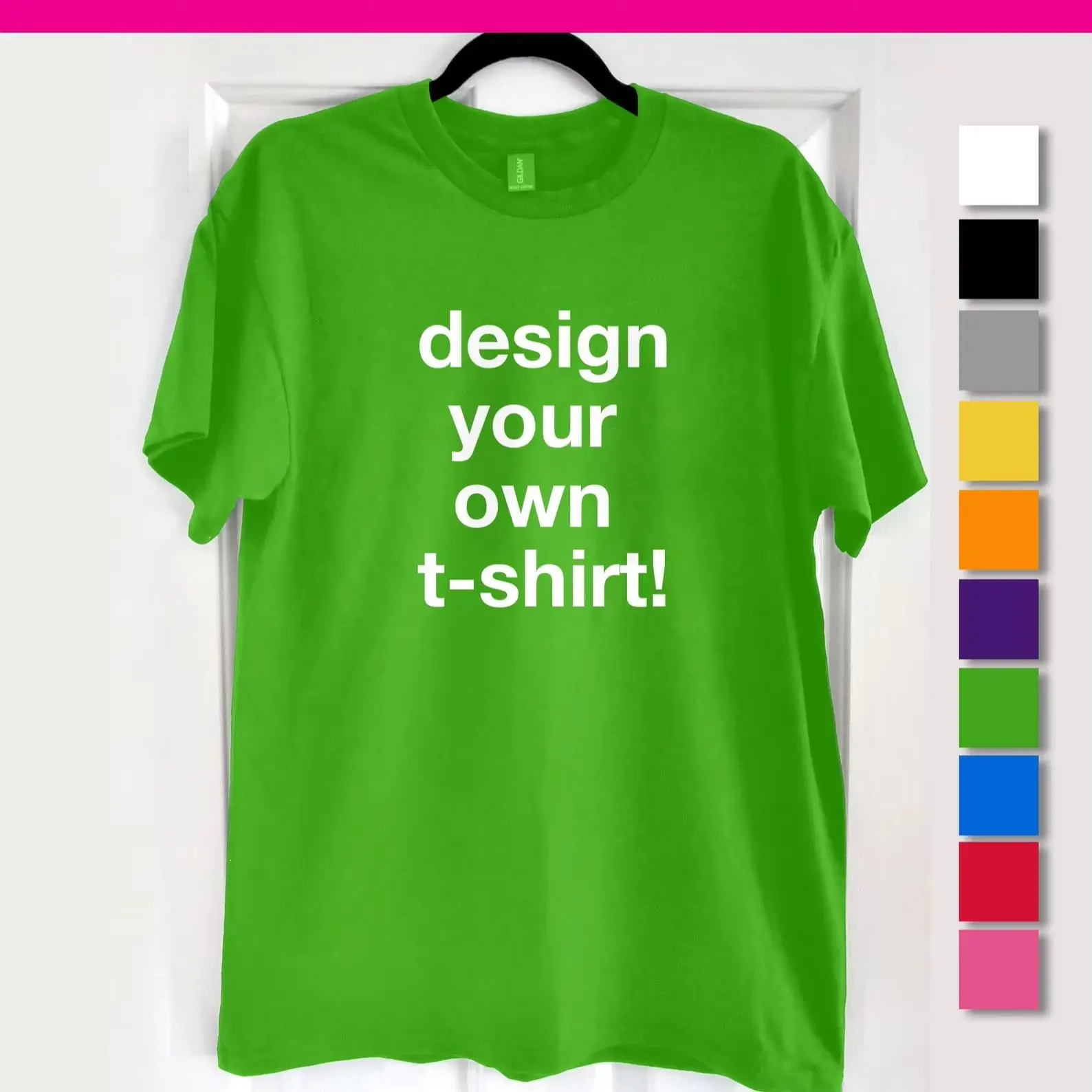 

Customized Short Sleeve Tee Men Women Design Your Text Logo Slogan Image Here Shirt Front Back Printed Tops Personalized present