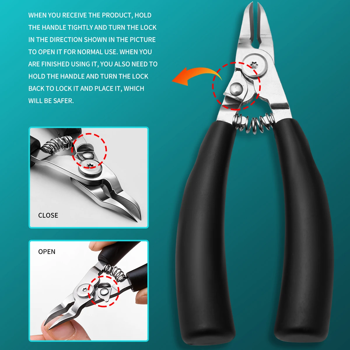 Professional nail clippers, nail groove trimmers for correcting inward growth of rough nails, nail clippers or foot repair tools