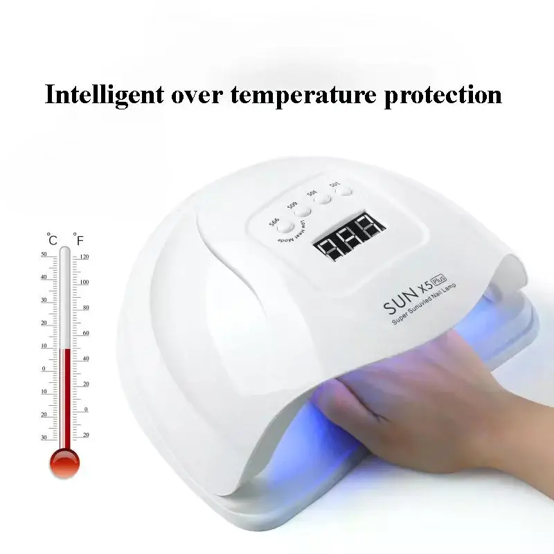 Sun X5 Plus-Lámpara LED UV profesional para manicura de uñas, 36 LED, lámparas de secado de esmalte de Gel con temporizador, Sensor automático, herramientas de equipo