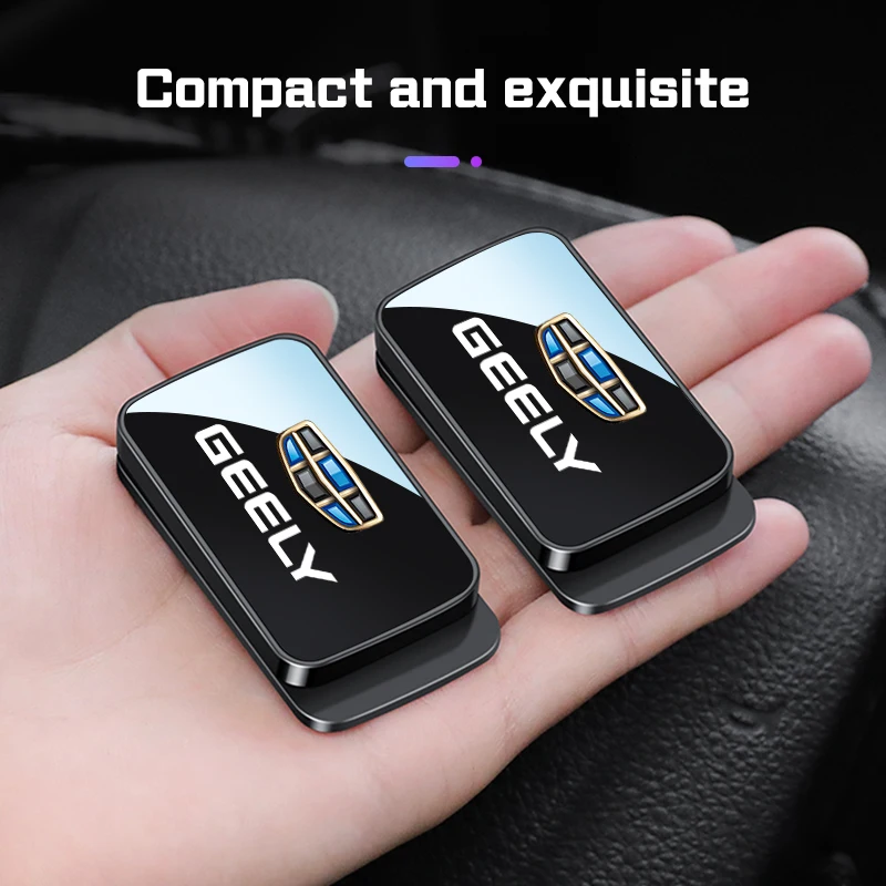 Suporte magnético para cinto de segurança de carro, fixador estabilizador para geely coolray geometria c gx3 emgrand x7 ec7 lc binray panda tugella atlas