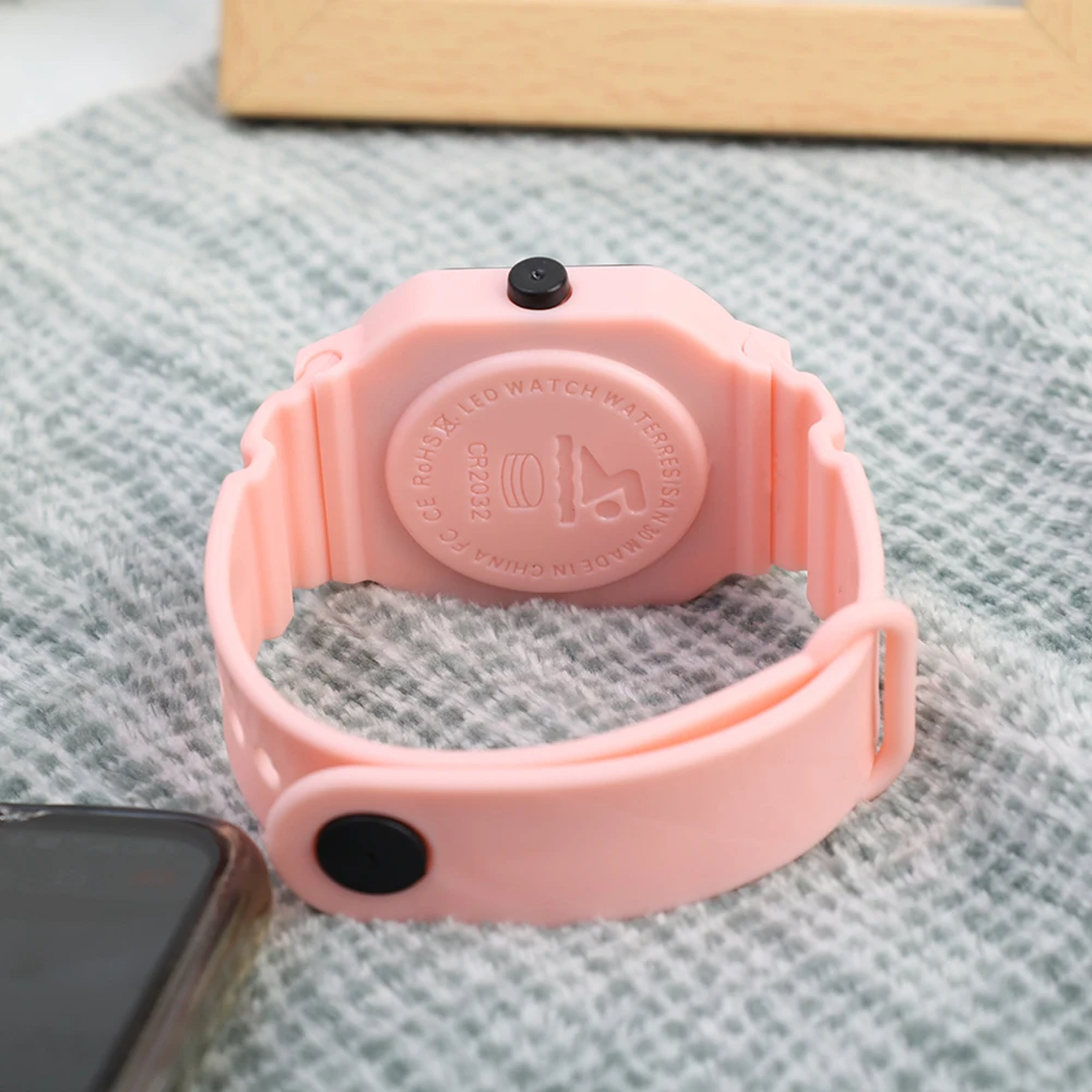 Children Smart Watch Kids Watch Wristwatch Boy Girls Sport LED Simple Color Silicone Strap Kids Watches Student Gift Wholesale