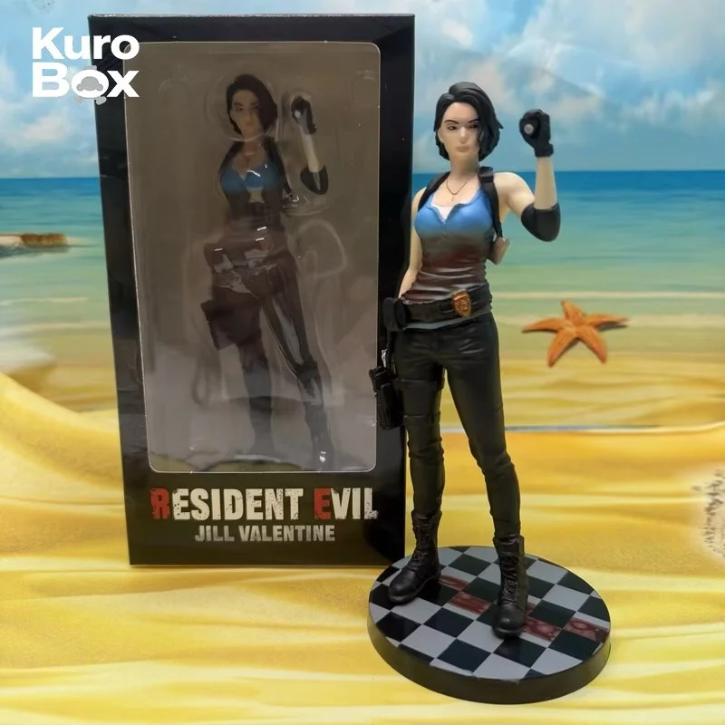

Resident Evil Jill Valentine Standing Action Figure Collectible Game Peripheral Desktop Ornament For Game Fans Display Statue