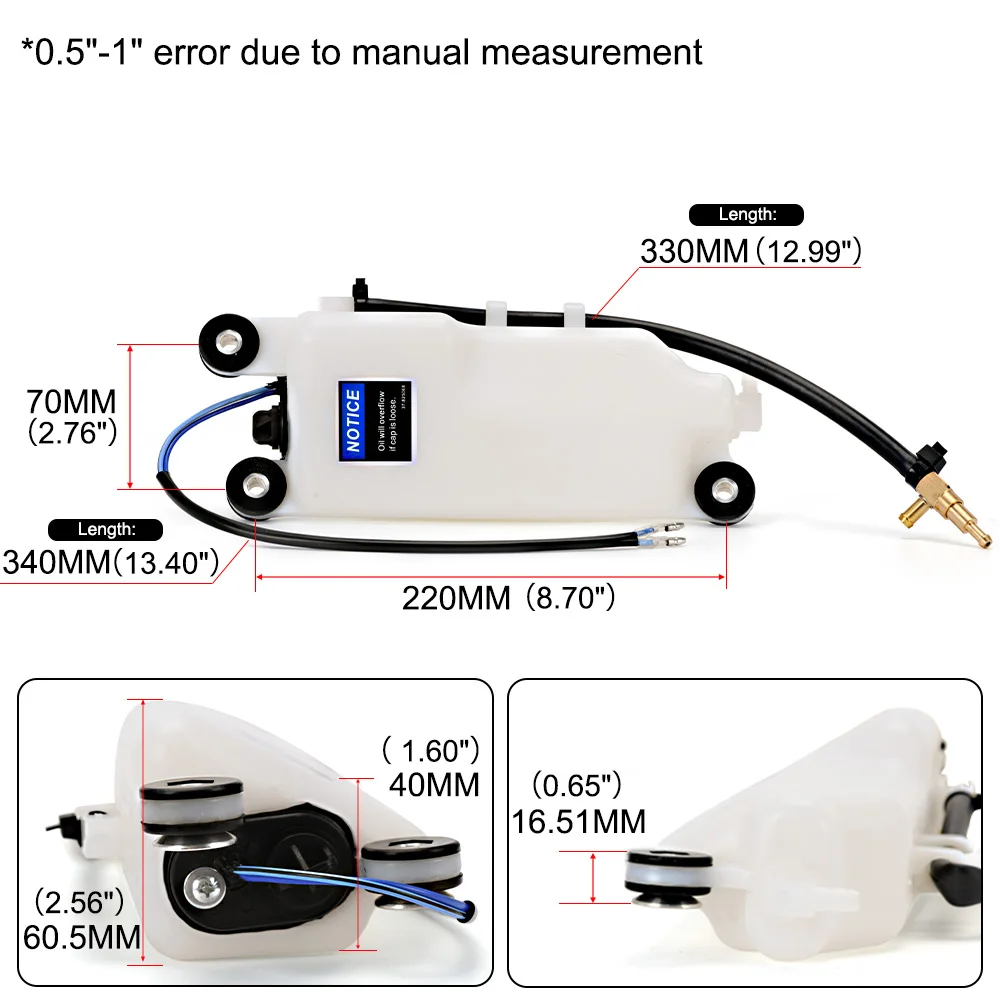 Ngoài Dầu Lắp Ráp Xe Tăng Cho Mercury Mercruiser Quicksilver 1200-8M0063190, 12008M0063190, 8M0063190