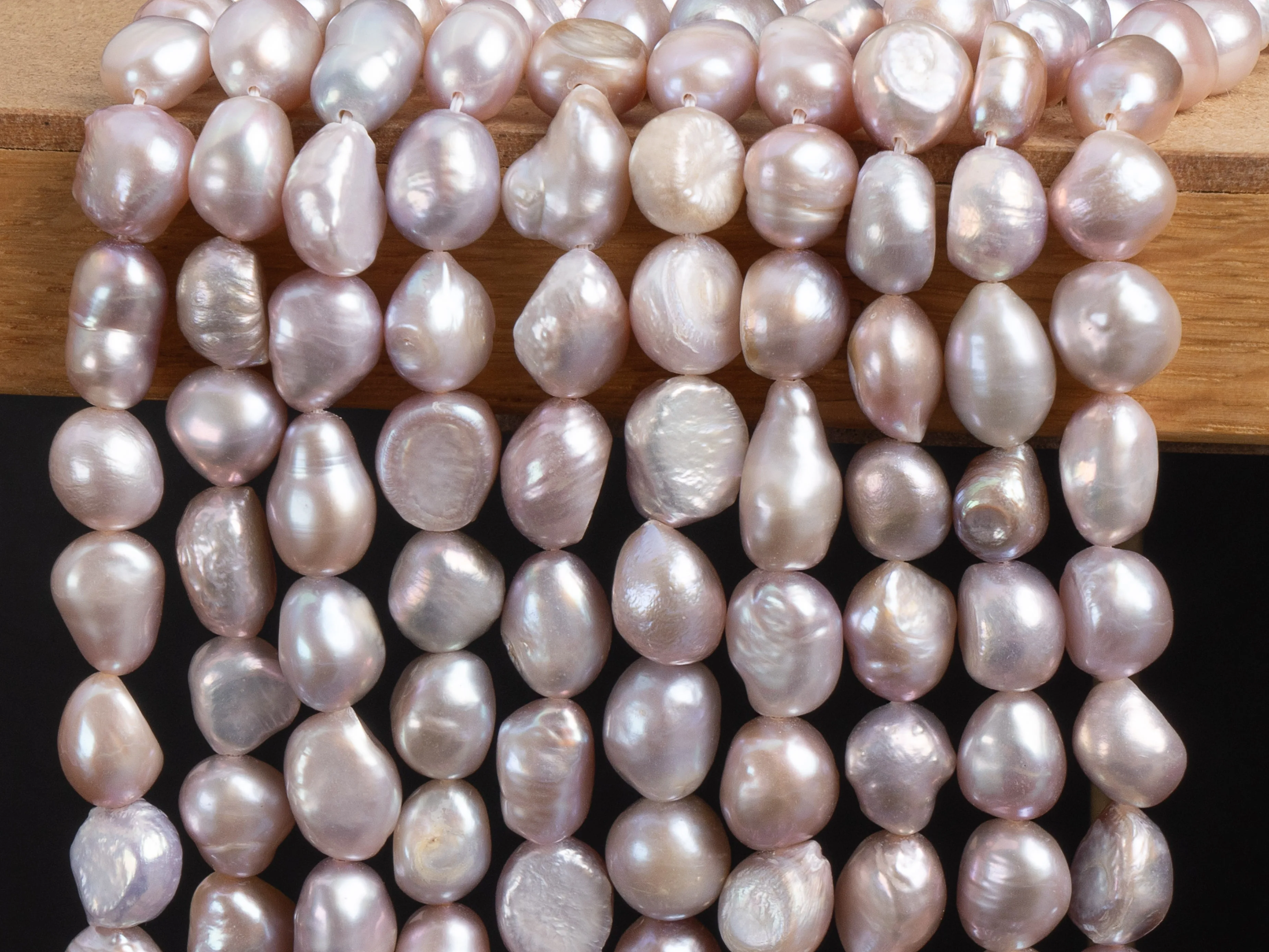 Purple Natural Pearl Natural Luster pebbly Diverse Shapes Loose Beads Size Options 4/6/8/10mm For Jewelry Making