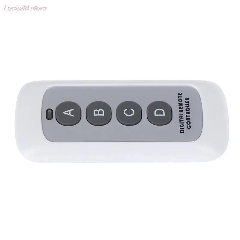 Remote Control Switch RF Transmitter Wireless Key for Smart Home Garage Door Opener Hot 433MHz 4 Button EV1527 Code