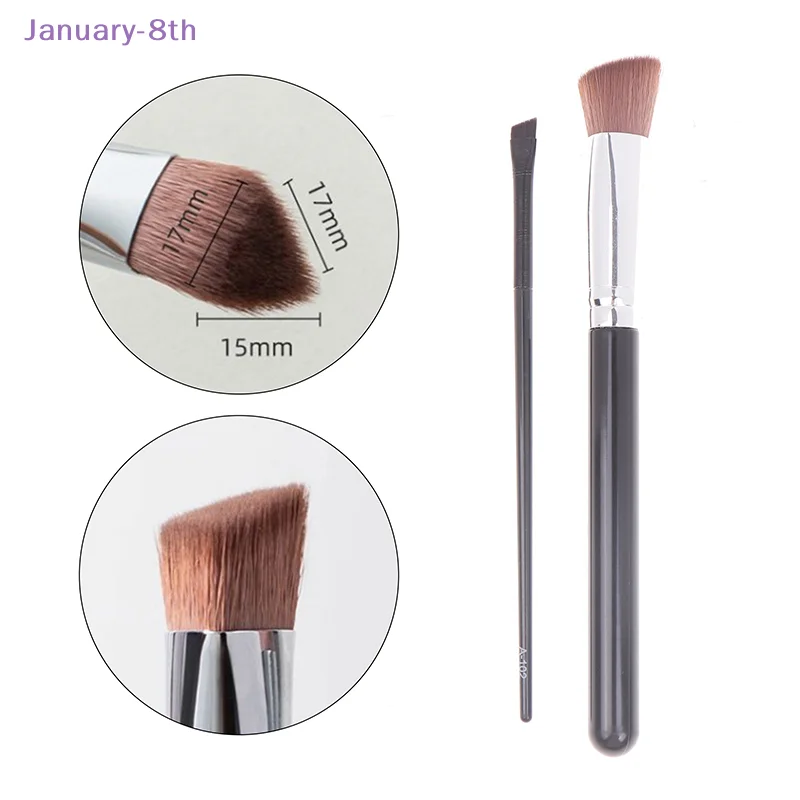 Beveled Triangular Highlight Brush Brightening Brush Lacrimal Groove Middle Normal Pattern Brush Eye Mark Free Concealer Brush