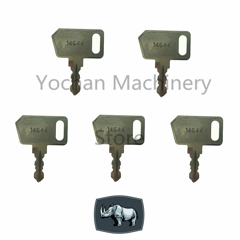 5 PCS 14644 replacement key For Bosch Benford Roller Bomag Ignition & Dumpers Neiman Merit Hatz Yanmar Belle Premier Terex