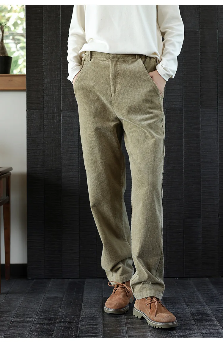 

Women Trousers Autumn Winter Stretch Corduroy Casual Trousers High-Waisted Slimming Skinny Fit Trousers Women's Soft Durable