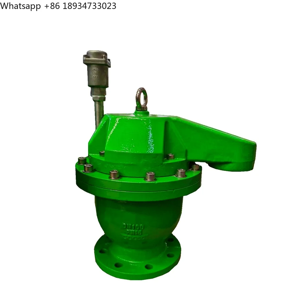 

DN100 PN16 Канальный железный ручной фланцевый компрессор Воздушный клапан Мембрана высокого давления SS304 Предохранительный клапан