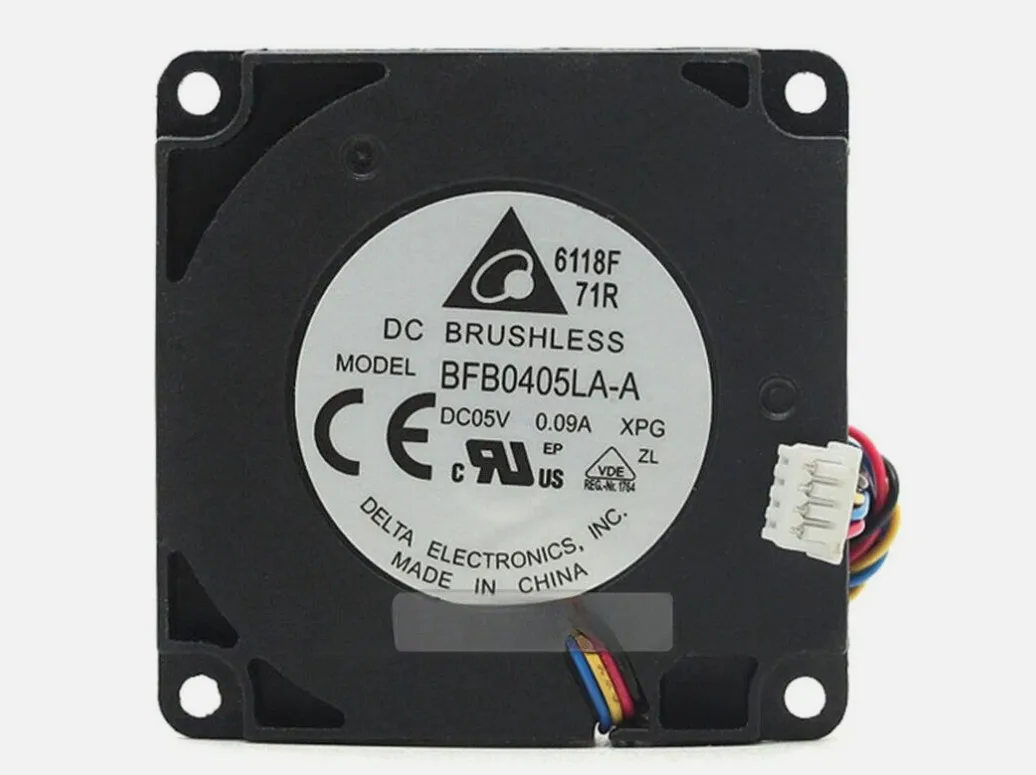 

For the new Delta BFB0405LA-A DC5V 0.09A 4010 side turbo blower 4cm, fan 4 pin -