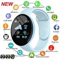 Relógio-Montre connectée de sport pour homme et femme, avec moniteur d'activité physique, de fréquence cardiaque et de pression artérielle, pour Android et IOS