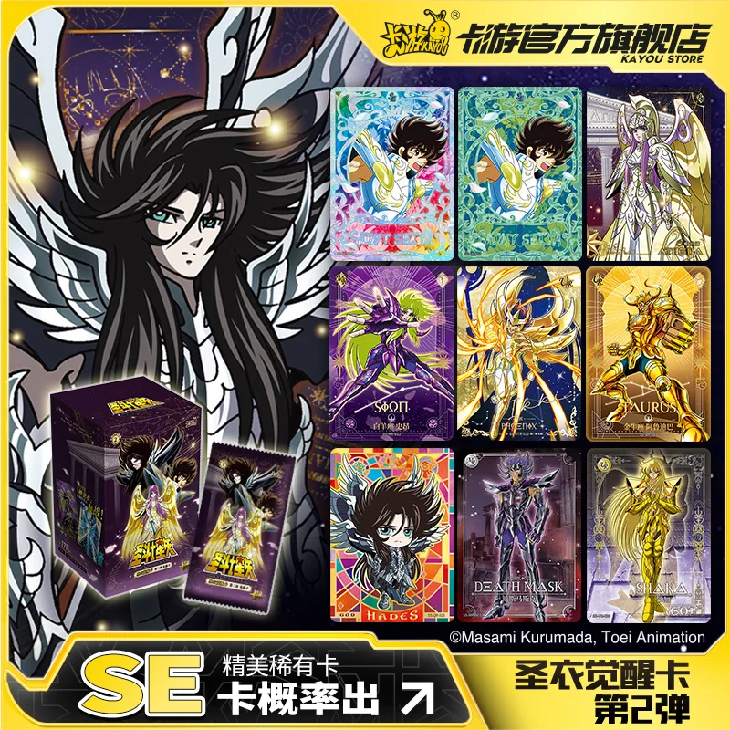 

Аутентичная карта Kayou Saint Seiya, вторая пуля Saint Cloak, карта пробуждения, карта Gold Ur Card Se, коллекционная карта периферийных устройств P