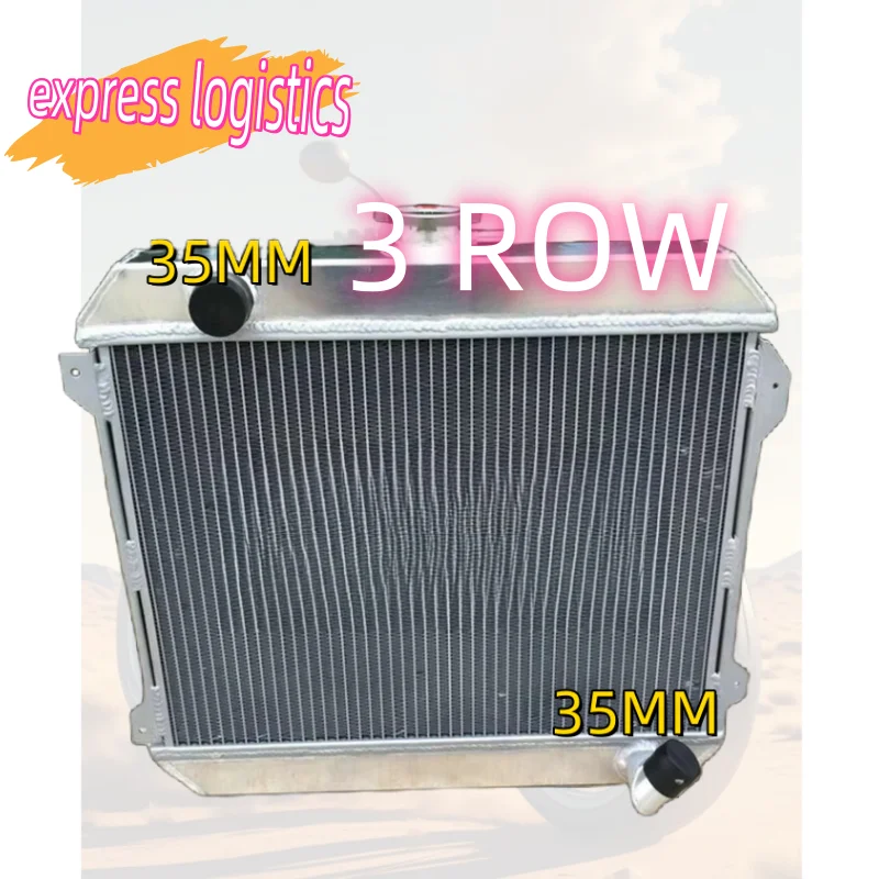 

3 ROW FIT 1974-1980 Aluminum Radiator For Nissan Stanza Datsun 510 610 620 710 720 L20B 200B 2.0L L4 MT Manual 75 76 77 78 79