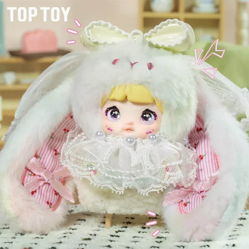 

TOPTOY Nommi Baby Sweetheart Bunny Series Blind Box Cute Anime Action Figure Doll Ornaments Figurines for Desktop Home