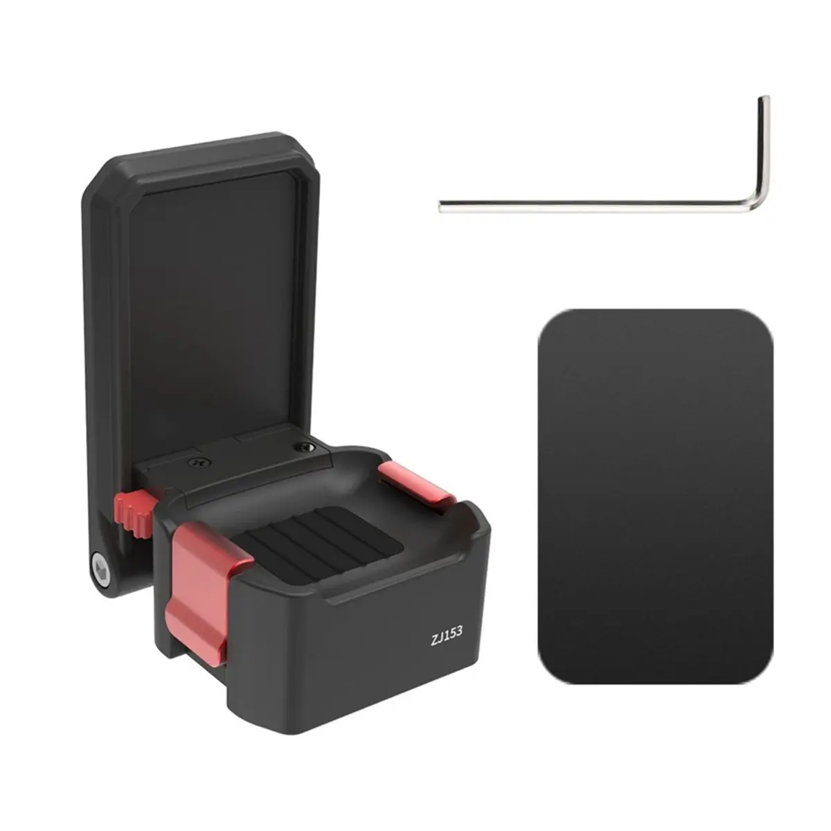 Quick Release Expansion Mount for Pocket 4 Magnetic Black Quick Release Mount Plastic+Silicone+Metal