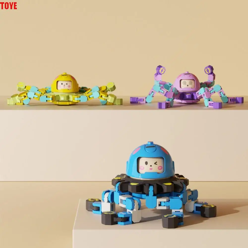 

Пластиковый механический светящийся гироскоп, робот-осьминог, сменный кончик пальца, универсальная цепочка, руководство без сопротивления