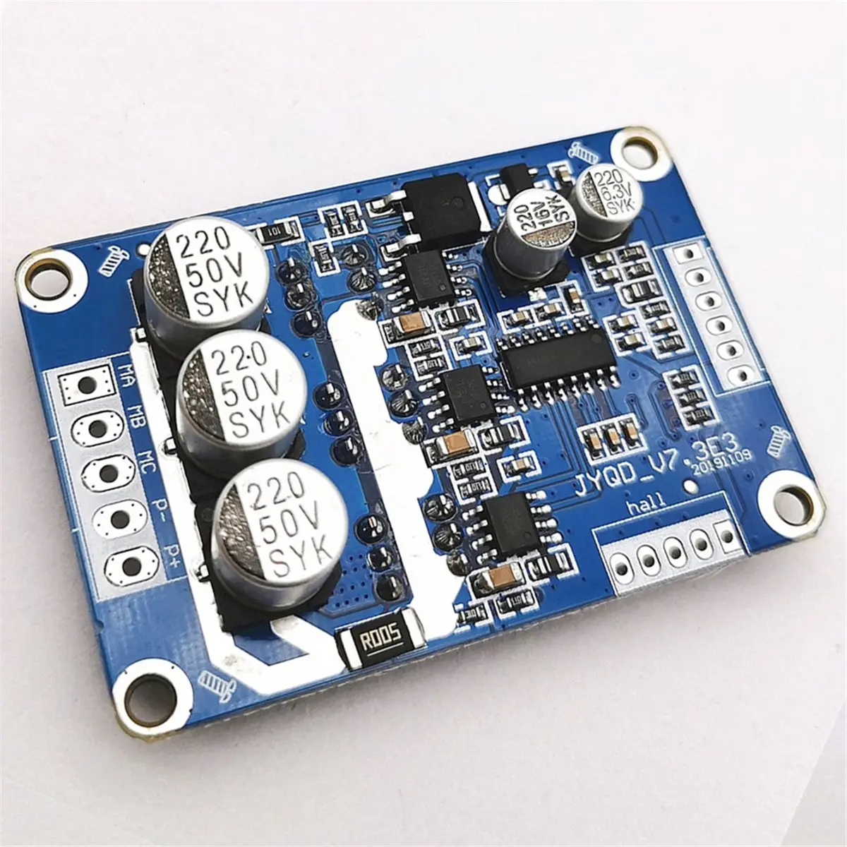 Y60A NEW-JYQD_V7.3E3 High Quality New DC 12V-36V 15A 500W Brushless Motor Controller Hall BLDC Driver Board DIY Board