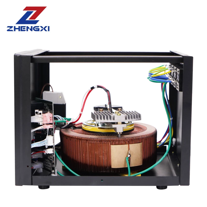 Single phase 1000va 3000va 5000va servo motor input 100V-250V output 220V automatic voltage regulator stabilizer