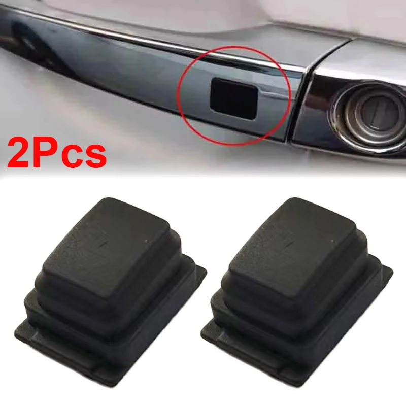 2 uds manija de puerta Exterior hebilla botón de inducción apto para Hyundai Tucson 2015 2016 2017 2018 2019 2020