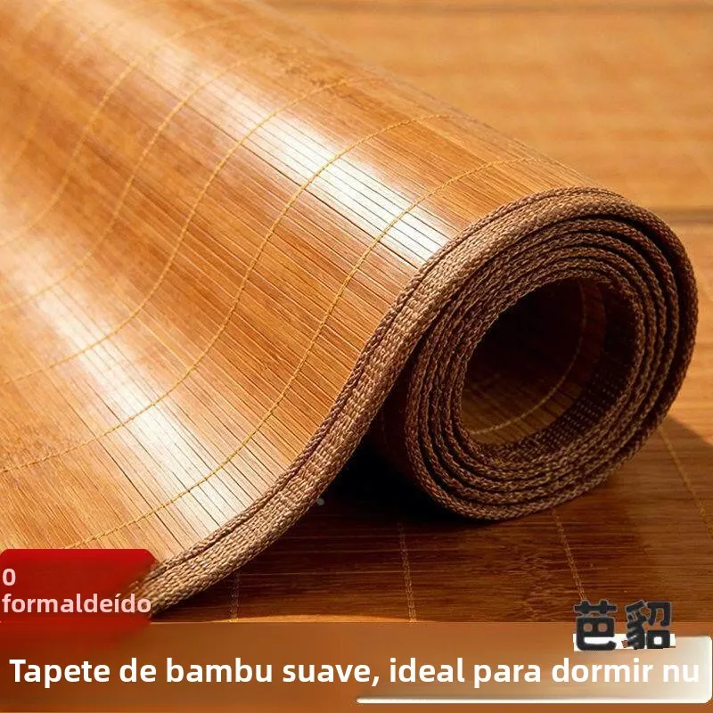 2026-new-summer-bamboo-mat-double-sided-foldable-cooling-mat-for-students-dormitory-single-bedroom-modern-chinese-style-bedding