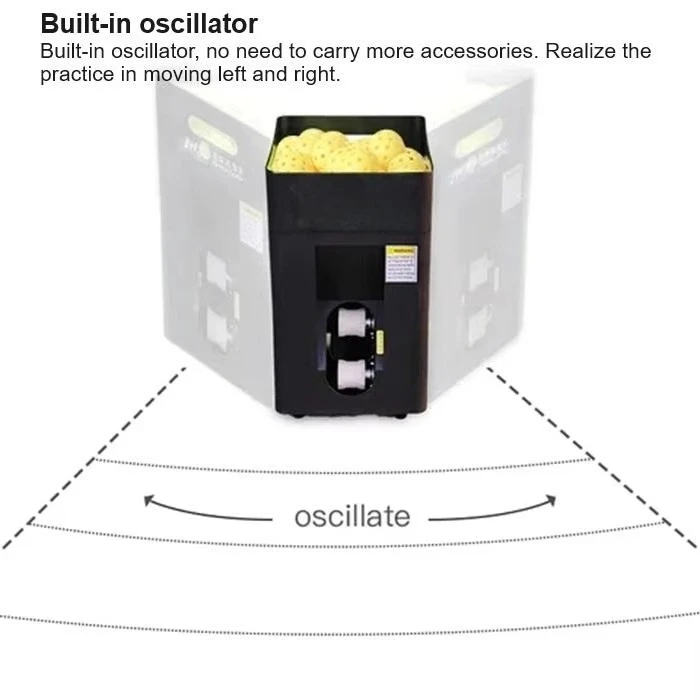 Pickleball Automatic Electronic Ball Machine with App Remote Control Pickleball Training Auto Ball Launcher