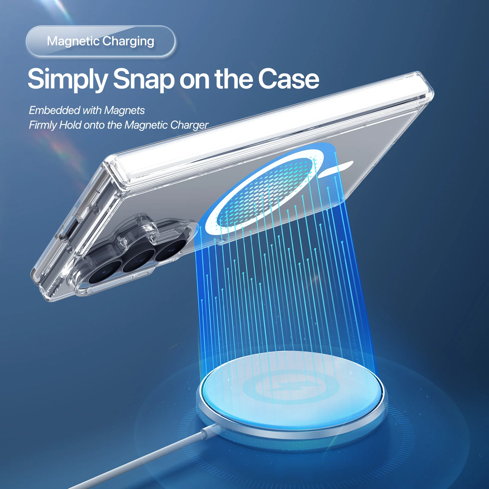 DUX DUCIS Shockproof Case For Samsung Galaxy Z Flip8 Z Fold8 Ultra Magnetic Clear Cover With Hinge Protection Full Body Armor view 5