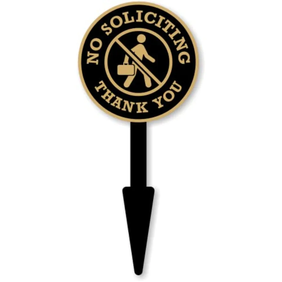 

Табличка на забор «Не беспокоить» для газона/улицы - односторонняя, 17 x 7,5 дюймов, толщина 375 мил, из литого алюминия, устойчивого к ржавчине