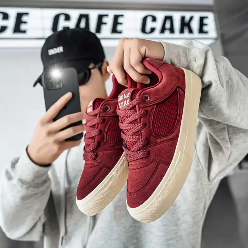 

Осенние кроссовки на платформе, повседневные роскошные туфли для гольфа, мужские ботинки на плоской подошве, спортивные гонки, трендовые товары, модные