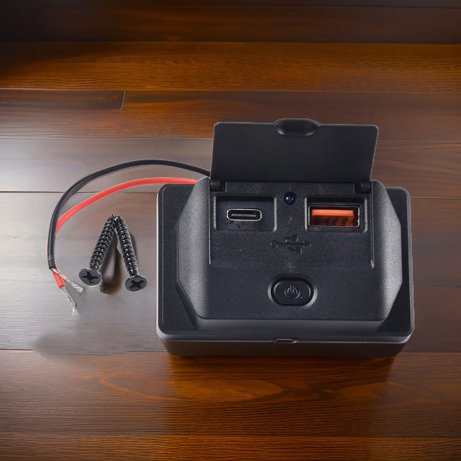 

Convenient Fast Charger Socket with LED Indicator Light for 12V24V Car Motorcycle RV Boat PD TypeC QC 3 0 USB Blue