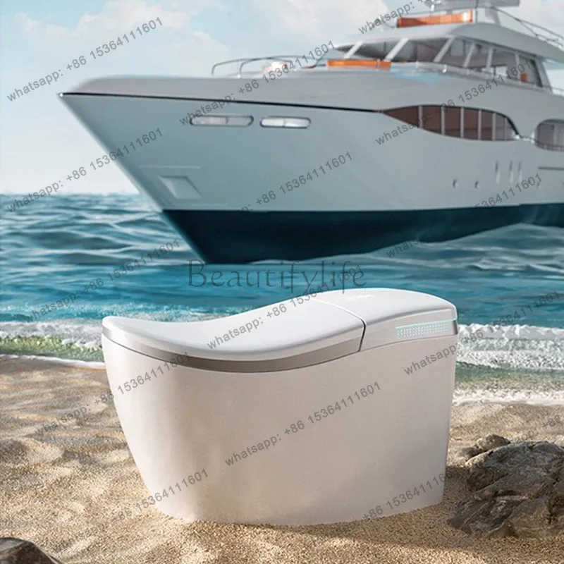 Household smart toilet oversized large apartment integrated toilet without water pressure limit