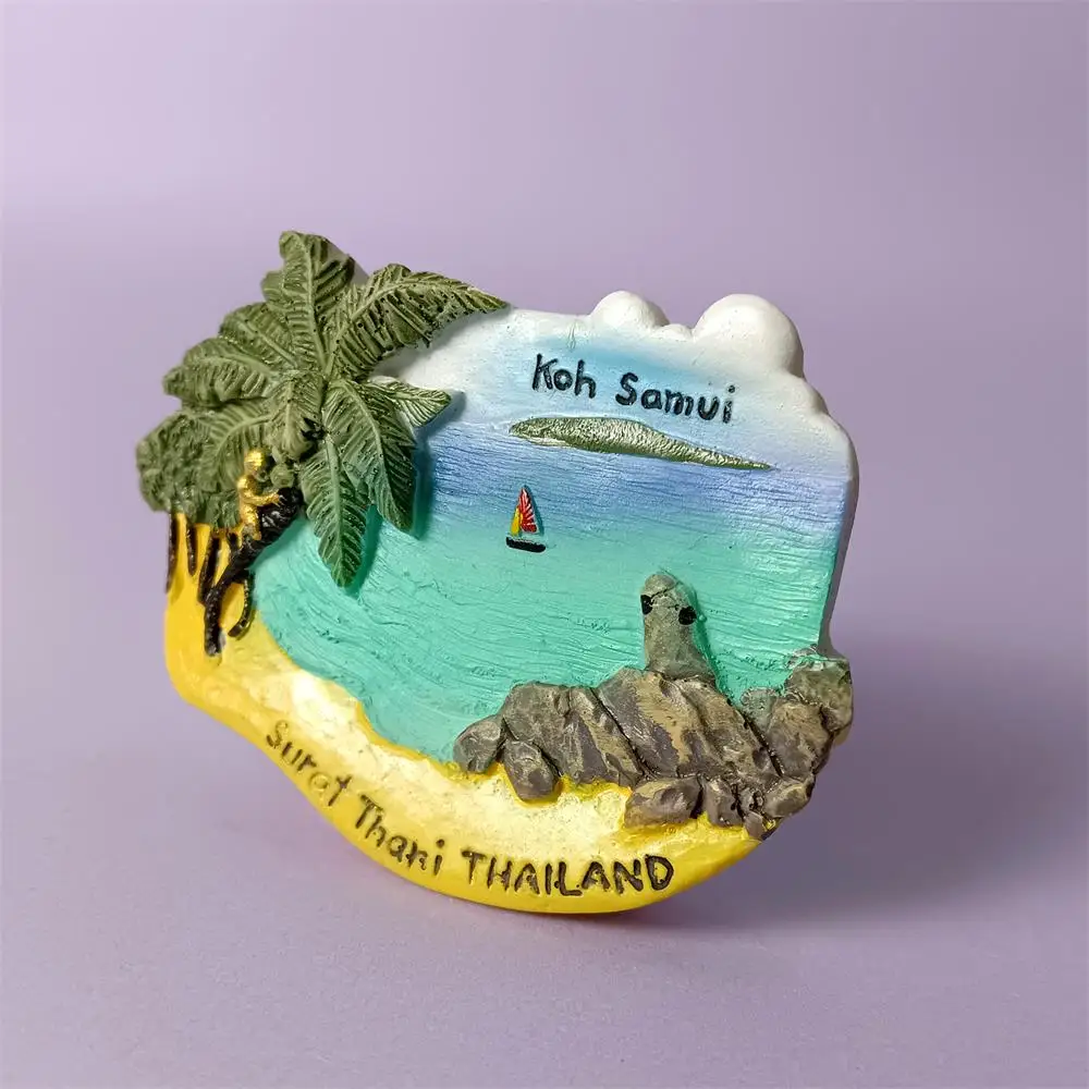 Thailand Tourism Refrigerator stickers Thailand Phuket Koh Samui souvenirs fridge magnet magnetic for home deocration