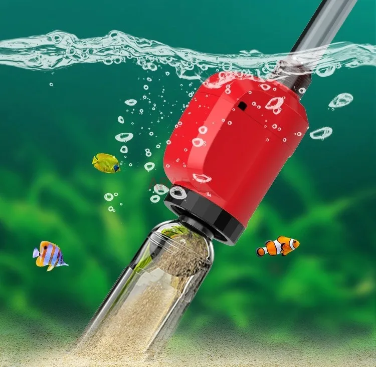 Fish tank water exchanger, automatic electric aquarium suction toilet, water suction and cleaning device, sand washing and fish