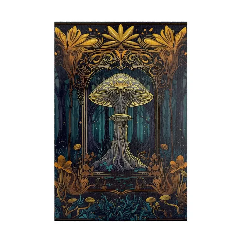 ตัวต่อไม้ 500 ชิ้น ลายเห็ดวิเศษสุดมหัศจรรย์ จิ๊กซอว์ปริศนา ของเล่นเสริมพัฒนาการ เหมาะเป็นของขวัญสำหรับเด็กและผู้ใหญ่