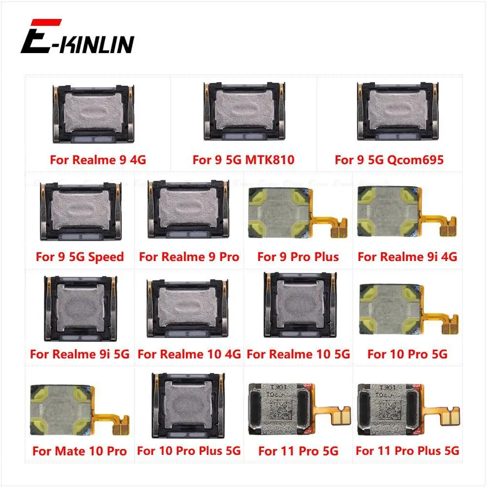 Front Top Earpiece Ear Sound Speaker Flex Cable Receiver Repair Parts For OPPO Realme 9 9i 10 10s 11 Pro Plus Speed 4G 5G