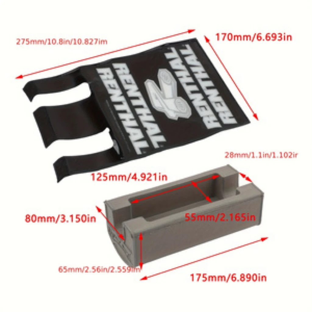 Dirt Bike Handlebar Crossbar Chest Pad for KTM Husqvarna, Impact Resistant Foam Protector for Motocross Off Road view 2