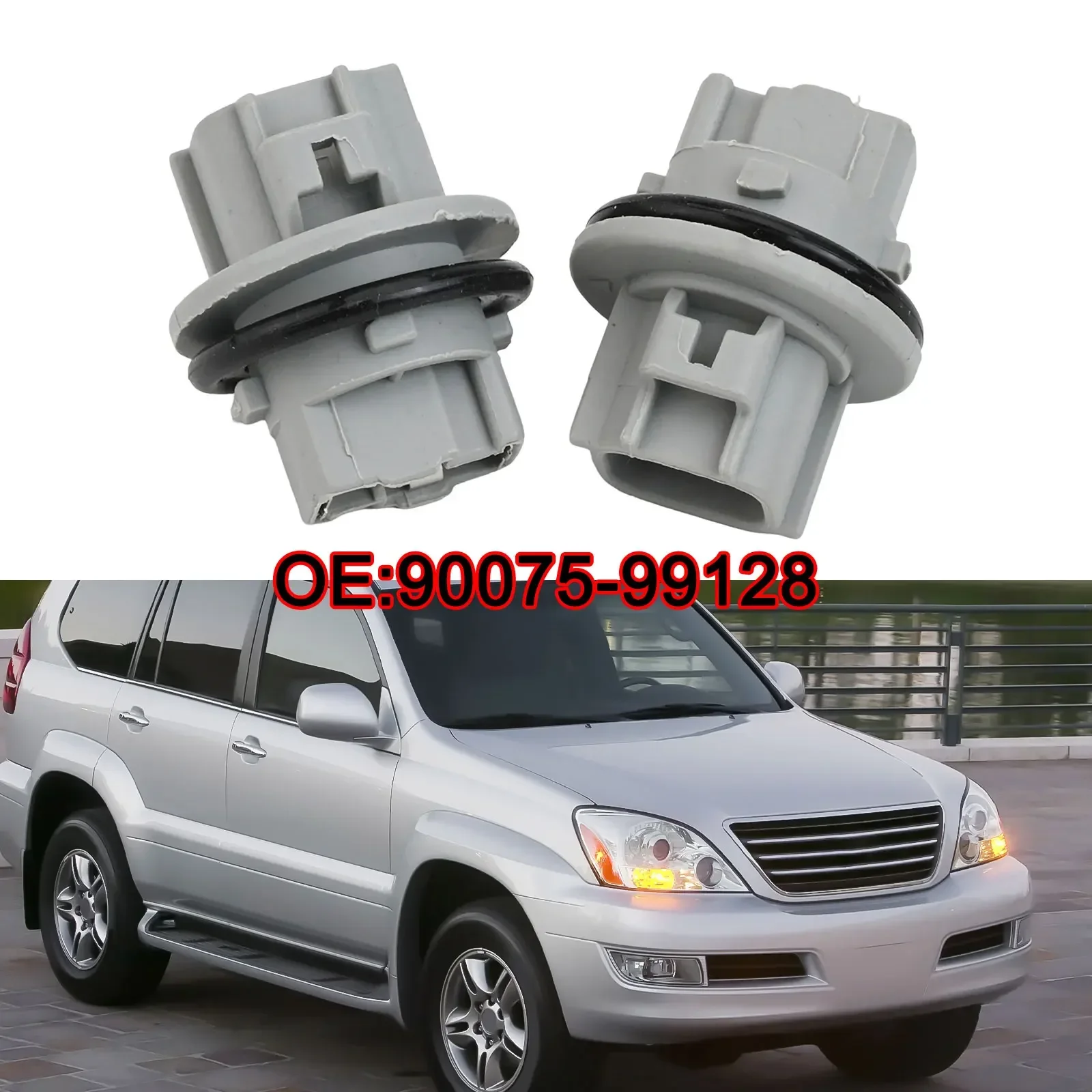 Headlight Socket Car Light Holder Vehicle Maintenance Reliable Performance Wear-Resistant Design Anti-Corrosion Material