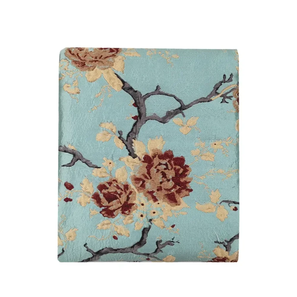 

Jacquard Brocade Fabric Chinese Embossed Fabrics Autumn and Winter Trench Coat Cheongsam Thick Material Fashion Design Wholesale