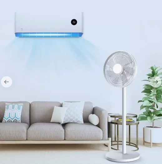 Xiaomi Smart Standing Fan, 7 Blades, Dual-Purpose Floor and Tabletop Fan, Smartphone Control