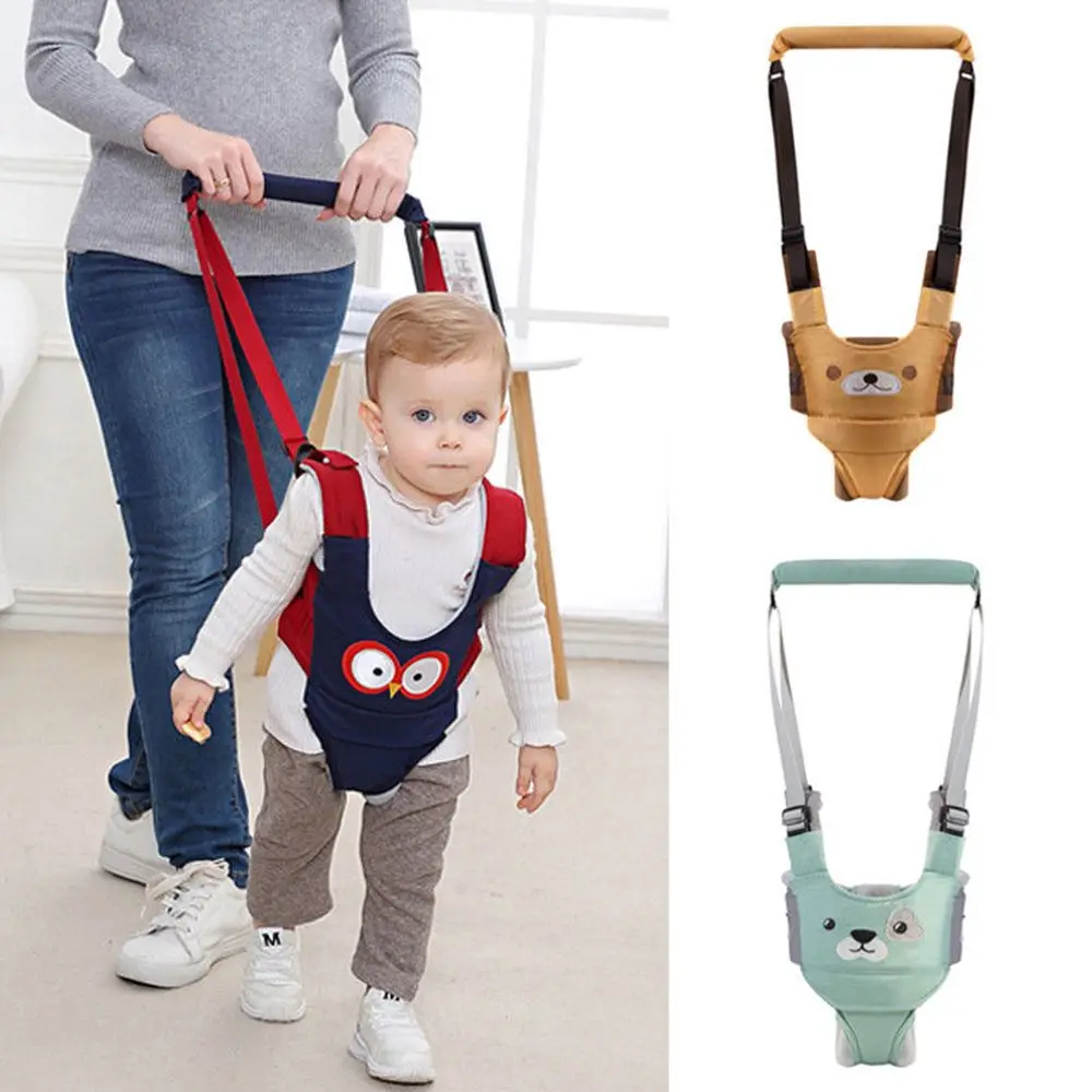 Safety Infant Walker Harness Handheld Adjustable Learning Walk Support Assist Trainer Long Non-slip Toddler Assistant Belt Kids