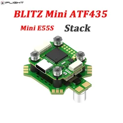 IFlight BLITZ Mini ATF435 55A Stack with BLITZ Mini E55S 4-IN-1 2-6S ESC/ 5.8GHz 600mW Adjustable VTX for RC FPV Drone