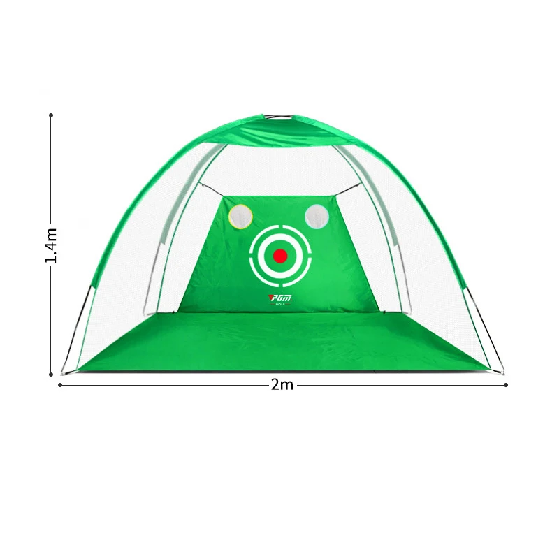Golf Supplies Accessories 2M Golf Practice Net Tent Detachable Swing Hitting Practice Net Indoor Outdoor Foldable Tent Cage