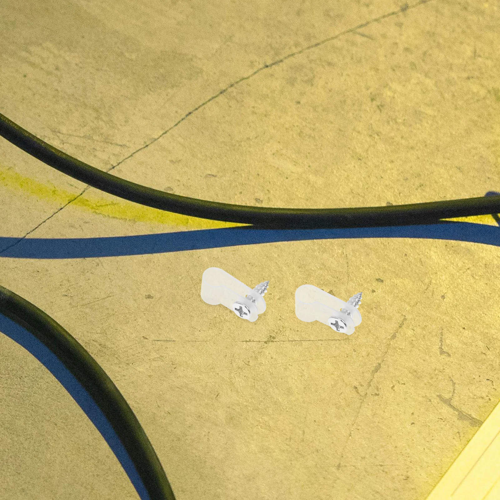 

100pcs Rope Light Mounting Clips 1/4 Inch Stainless Steel Screws For Outdoor Indoor String Lights Neon Rope Lighting Cable