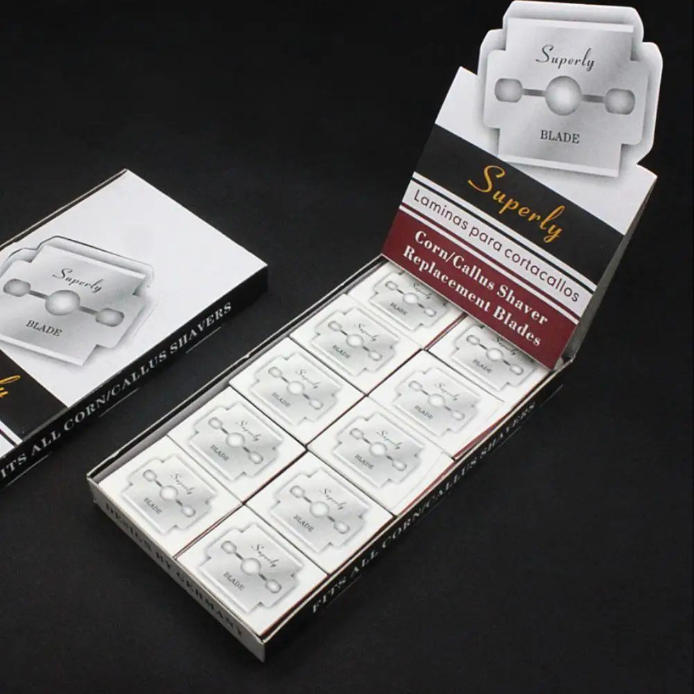 100pcs Steel Pedicure Blades Accessories Hand Foot Scraping Knife Dead Skin Scraper Skin Remover Universal Foot Care Scrubber view 4