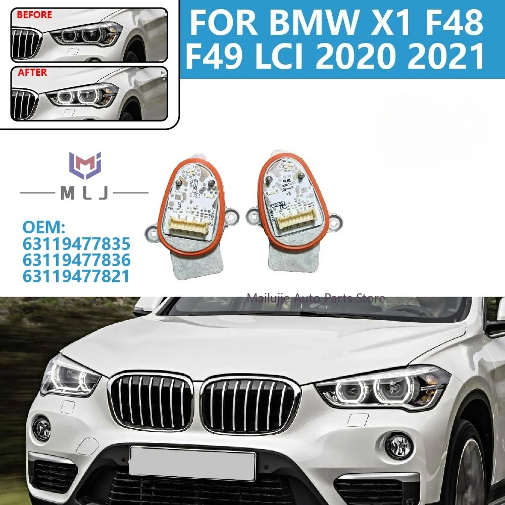 

OEM 63119477821 63119477822 LED DRL Headlight Module For BMW X1 F48 F49 LCI 2020-2021 Daytime Running Light car Accessories