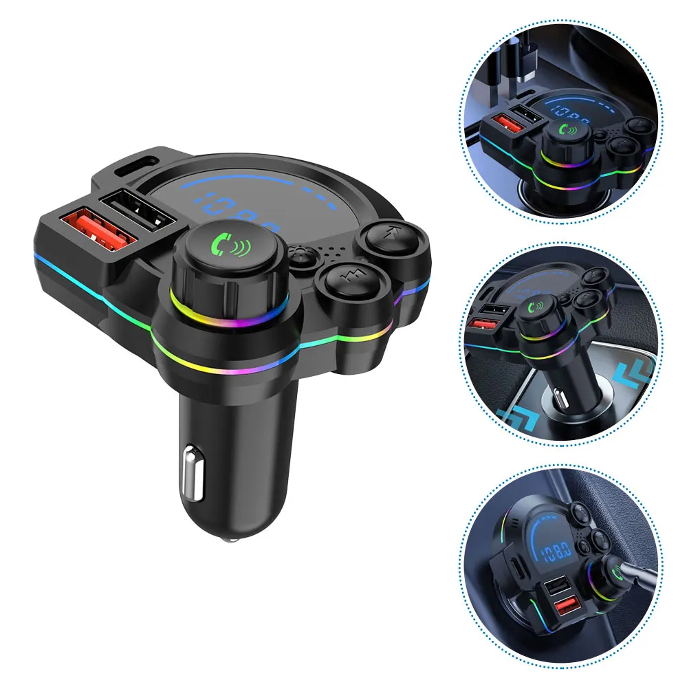 

Dual Car Adapter Fast Charging Compact Portable Vehicle Mp3 Player Connector For Phone Dash Cam Usb C