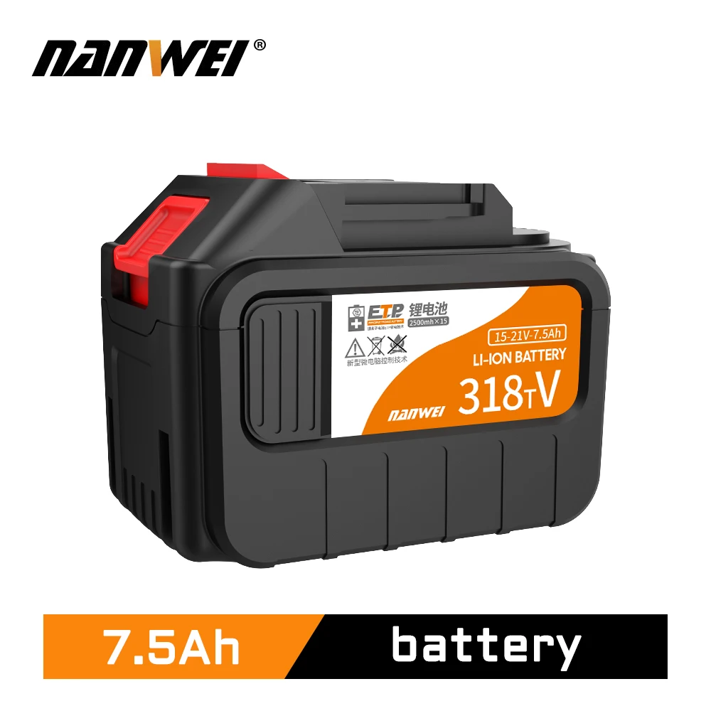 ENZT 2.0Ah/4.0Ah/6.0Ah/7.5AH Baterai Makita Baterai Lithium Isi Ulang Baterai Bor Listrik Alat Obeng Listrik