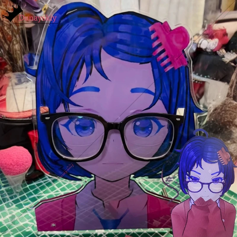 1 قطعة/2 قطعة ميتا متا تأثيري حلي MiSide مجنون لعب الأدوار نظارات الدعامة شفافة نظارات الكمبيوتر إطار النساء الرجال النظارات