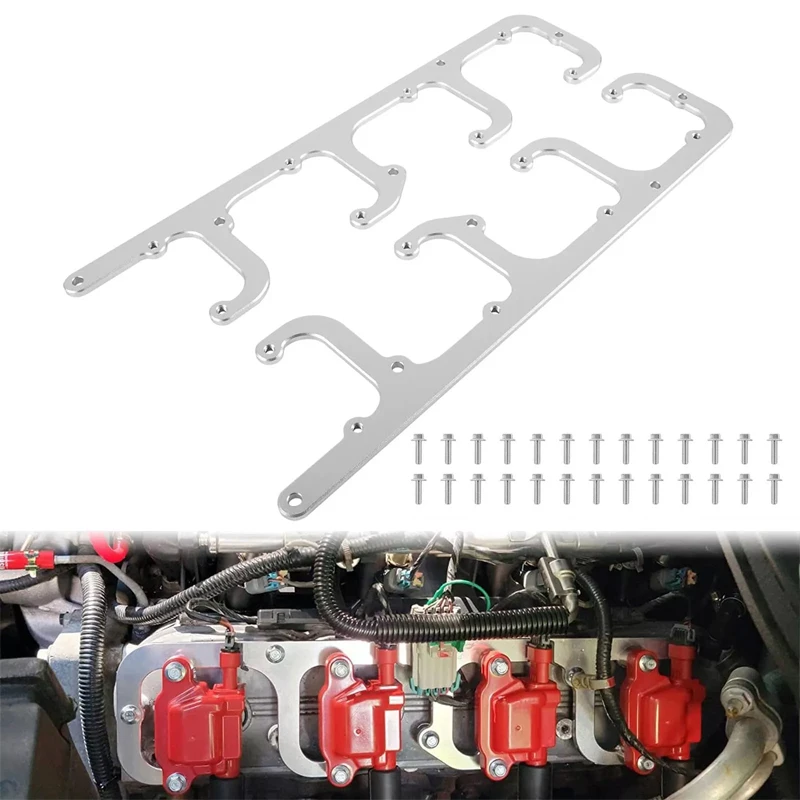 Billet Coil Brackets Lgnition Coil Mounting Bracket Aluminum for LS D581 Square Coils 4.8 5.3 5.7 6.0 6.2 7.0 LS1 551654