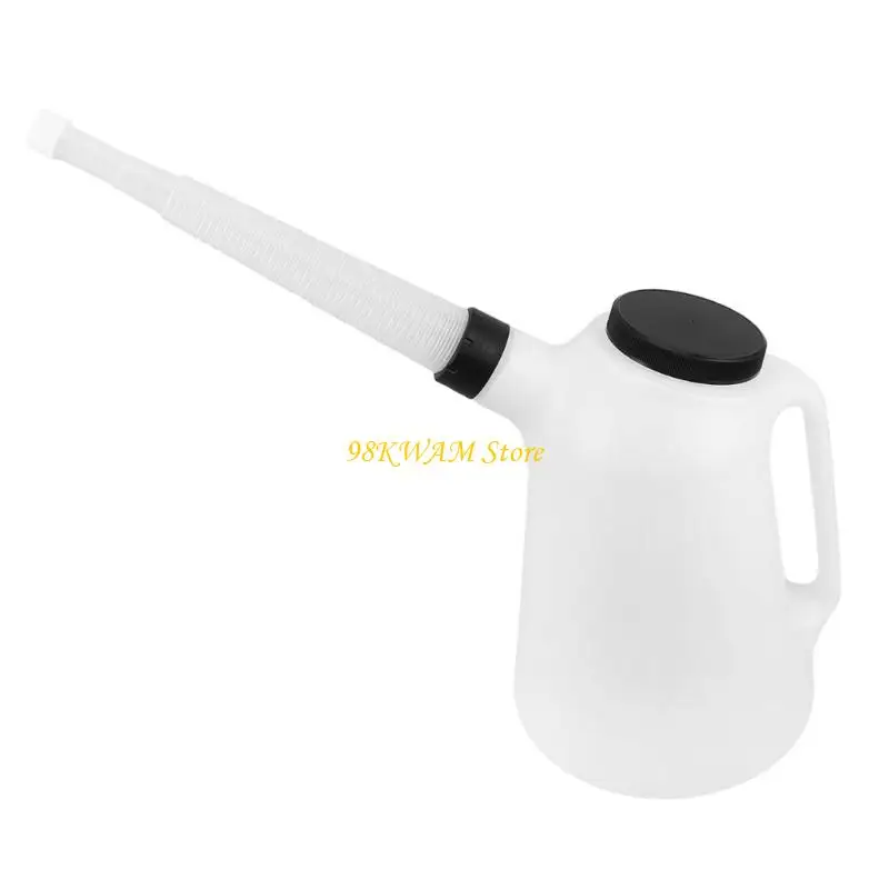 

68UF Universal Oil Measuring Jugs with Pouring Flexible Spout Container Oiler for Car